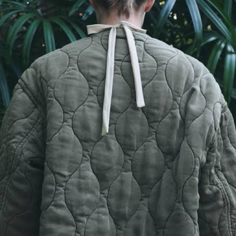 Zara Dark Brown Quilted Puffer Jacket - Picture 3 of 7